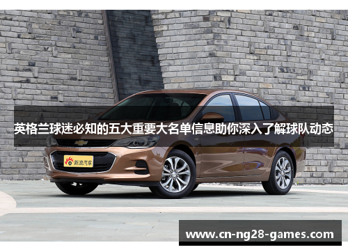 英格兰球迷必知的五大重要大名单信息助你深入了解球队动态